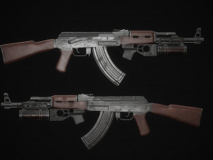 PBR Weapons pack vol 01 3Dモデル