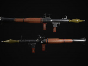 PBR Weapons pack vol 01 3Dモデル