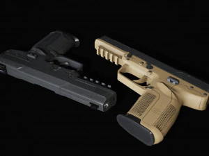 PBR Weapons pack vol 01 3D Model