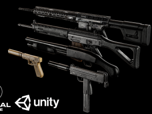 Weapons bundle pack vol 02 3Dモデル