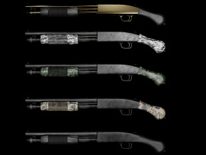 Weapons bundle pack vol 02 Model 3D
