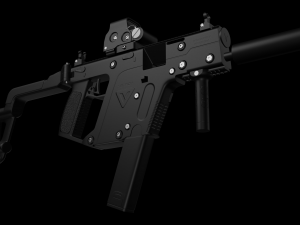 KRISS VECTOR lowpoly model 3D Model
