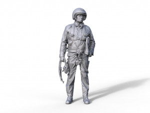Pilot figure Russia Mig Typ 919 3D Print Model