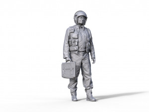 Pilot figure Russia Mig Typ 918 3D-printmodel