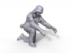 Fire brigade figure GDR Typ 915 3D Print Model