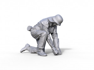 Fire brigade figure GDR Typ 914 3D Print Model