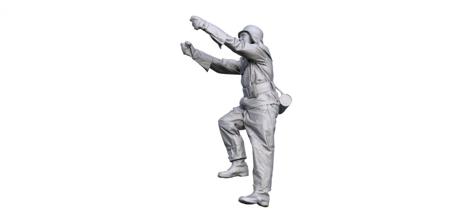 Fire brigade figure GDR Typ 912 3D Print Model .c4d .max .obj .3ds .fbx .stl .blend 