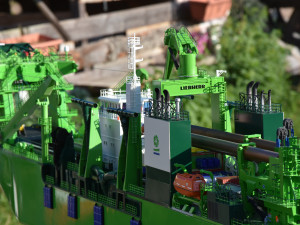 D Artagnan Dredger excavator Ship cutting suction dredger Vessel Modelo de impresión 3D