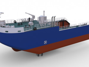 Detachable icebreaking bow Self propelled for Tug Boat 1-32 Vessel 3Dプリントモデル