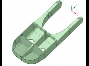 Detachable icebreaking bow Self propelled for Tug Boat 1-32 Vessel Modelo de impresión 3D