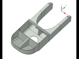 Detachable icebreaking bow Self propelled for Tug Boat 1-50 Vessel 3D 프린트 모델
