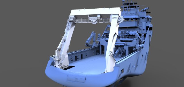 Vessel A-Frame Typ B Modello di stampa 3D .c4d .max .obj .3ds .fbx .stl .blend