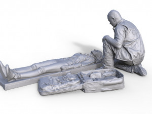 Paramedic figure set 3D 打印模型