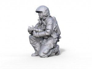 Figure firefighter Andreas B 3D Print Model