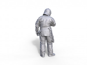 Figure firefighter Andre B 3D Print Model
