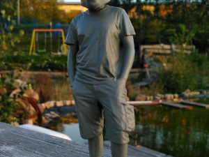 Figuur voor modelbouwmodelspoordiorama 3D printmodel