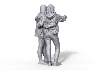 Selfie figures for model building model railway diorama Modelo de Impressão 3D