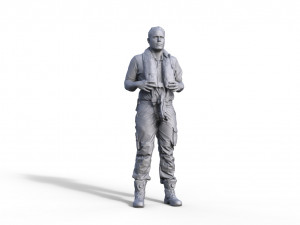 Figure Veit for rescue cruiser Bedrnhard Gruben ship model 3D-printmodel