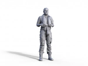 Figuur Veit voor reddingskruiser Bedrnhard Gruben scheepsmodel 3D printmodel