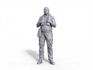 Figure Michael for rescue cruiser Bedrnhard Gruben ship model 3D-printmodel