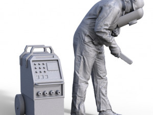 Figure welder for ship model diorama railway 3D-printmodel