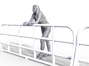 Figurine Charlotte pour maquette de bateau mod&egrave;le 125 Modèles 3D en vedette