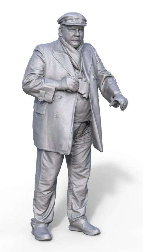 Figure Uwe for fishing boat ship model Typ E 125 3D Print Model .c4d .max .obj .3ds .fbx .stl .blend 