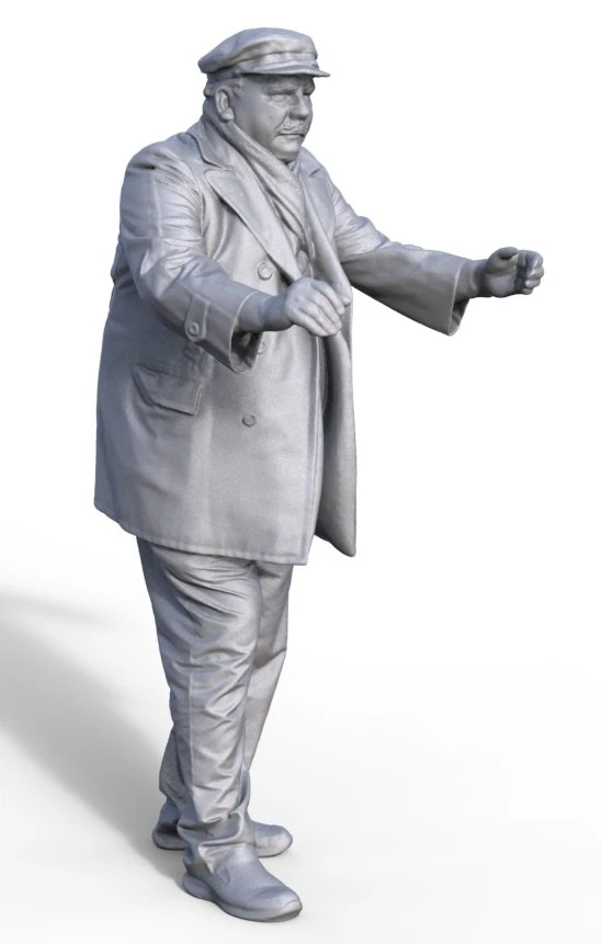 Figure Uwe for fishing boat ship model Typ A 125 3D Print Model .c4d .max .obj .3ds .fbx .stl .blend 