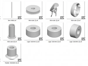 Aktivrudder for Shipmodel Modelships Boats 3D Print Model