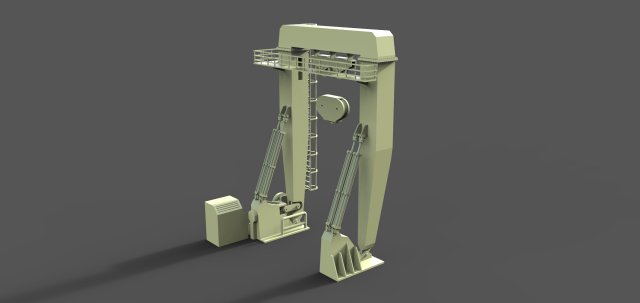 A-Frame Typ C 175 Seabex One - Seaway Condor Modello di stampa 3D .c4d .max .obj .3ds .fbx .stl .blend