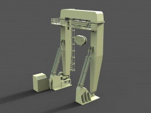 A-Frame Typ C 175 Seabex One - Seaway Condor 3Dプリントモデル