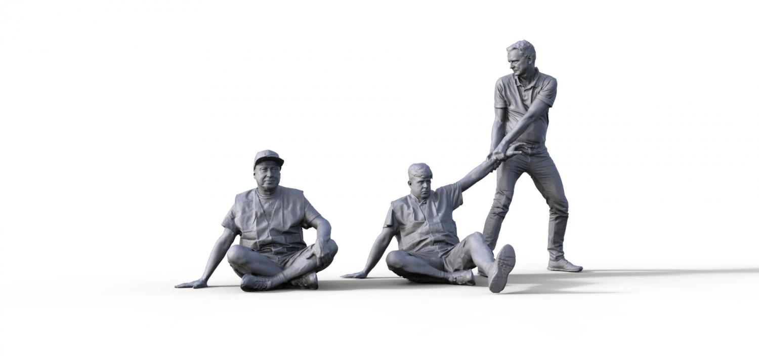 Stupid climate activists for model railways 11 3D Print Model .c4d .max .obj .3ds .fbx .stl .blend 