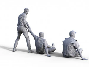 Stupid climate activists for model railways 11 3D Print Model