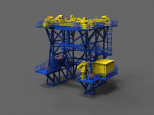 Handling Tower Edda Flora Vessel 175 3D 프린트 모델