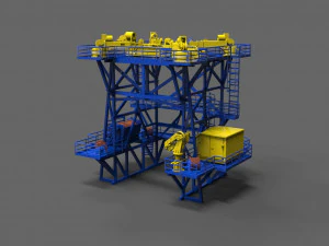 Handling Tower Edda Flora Vessel 175 3D Print Model