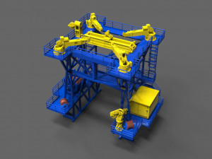 Handling Tower Edda Flora Vessel 175 3D 프린트 모델