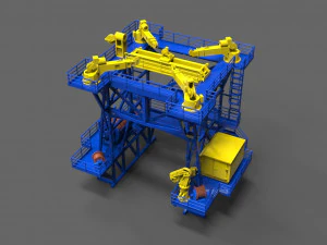 Handling Tower Edda Flora Vessel 175 3D Print Model