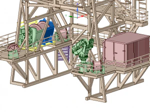 Handling Tower Edda Flora Vessel 175 3D Print Model