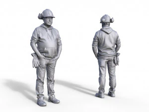 Фігура Шорша тип А для судномодельного залізничного діорами 125 3D Принт Модель