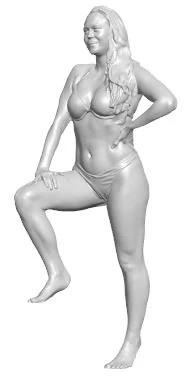 Figure for ship model diorama railway museum Charlotte Typ A 125 3D Print Model .c4d .max .obj .3ds .fbx .stl .blend 