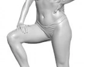 Figure for ship model diorama railway museum Charlotte Typ A 125 3D Print Model