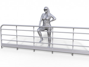 Figure for ship model diorama railway museum Charlotte Typ A 125 3D Print Model