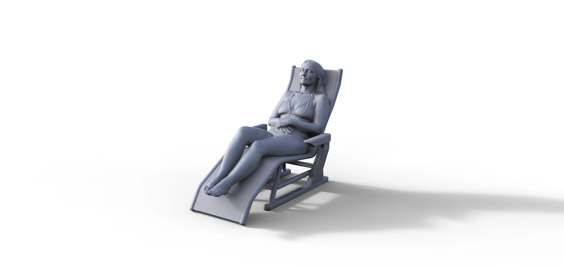 Figur Girl 930 3D Model .c4d .max .obj .3ds .fbx .stl .blend