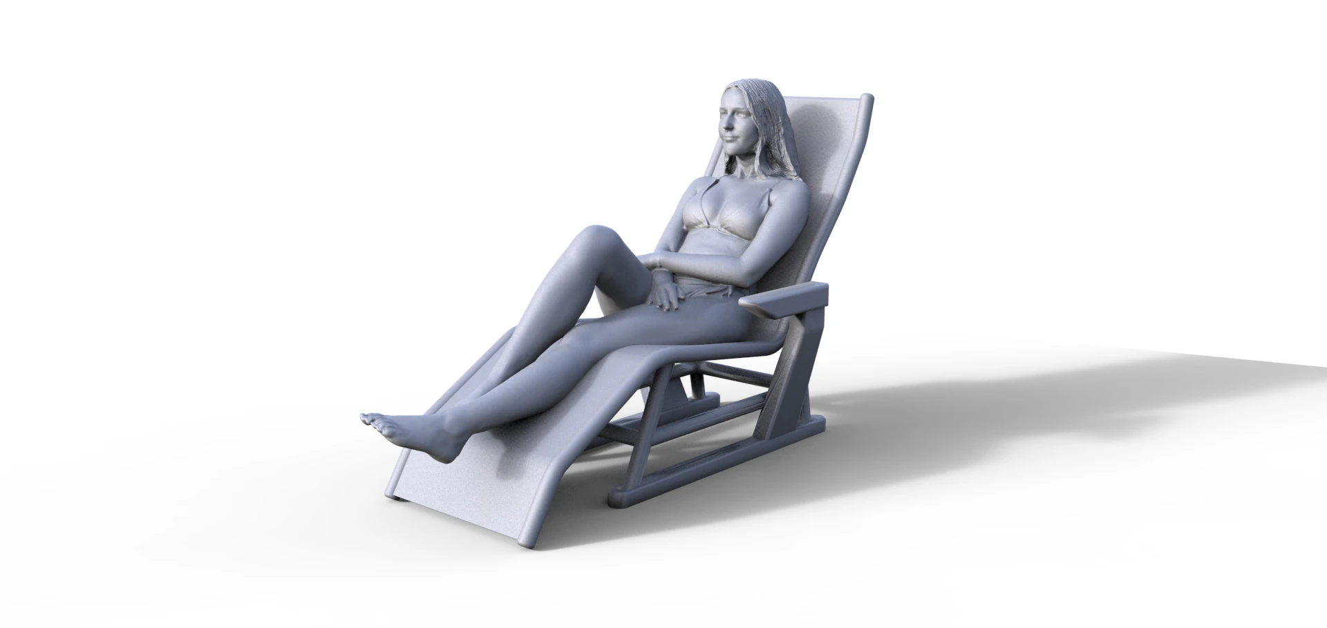 Figur Girl 931 3D Model .c4d .max .obj .3ds .fbx .stl .blend 