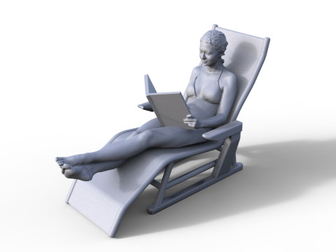 Figur Girl 932 Modello 3D