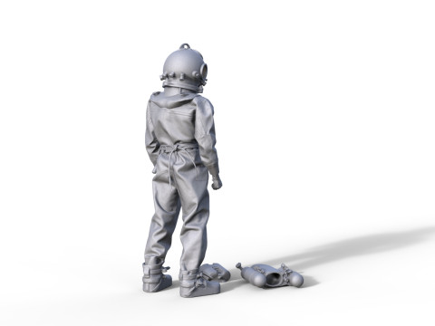 Figur Taucher 934 3D Model