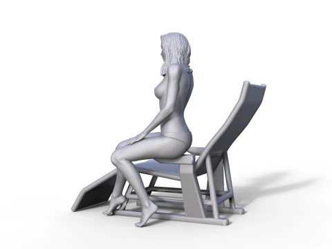 Figur Girl 942 3D Model