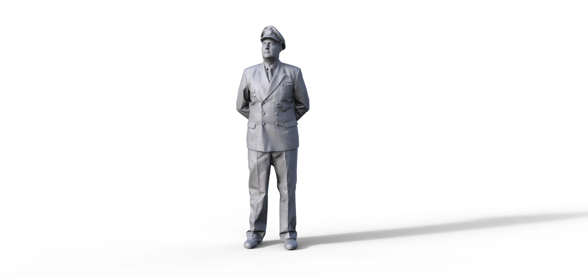 Figur Marine 944 3D Model .c4d .max .obj .3ds .fbx .stl .blend