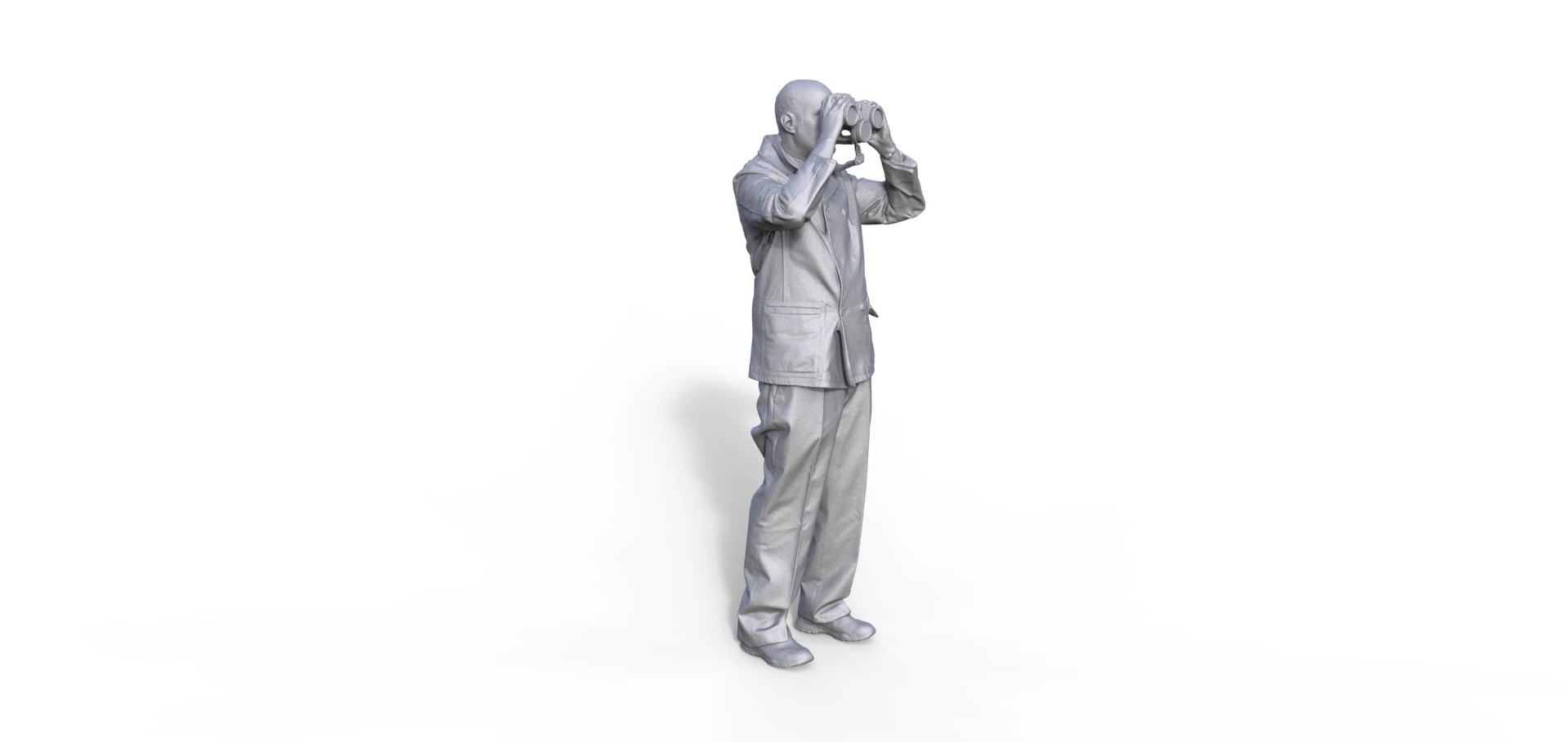 Figur Marine U-Boot 945 3D Model .c4d .max .obj .3ds .fbx .stl .blend 