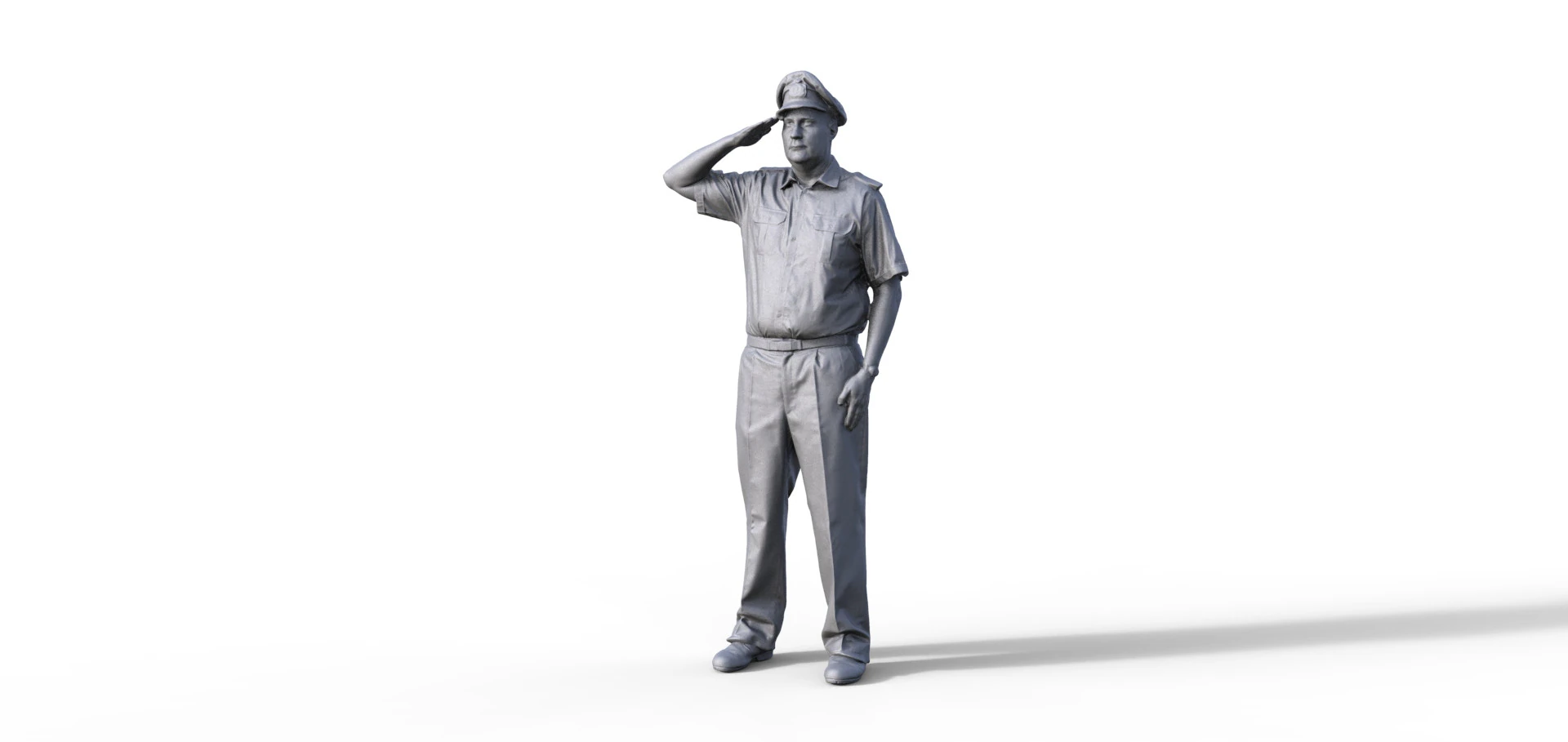 Figur Marine U-Boot 946 3D Model .c4d .max .obj .3ds .fbx .stl .blend